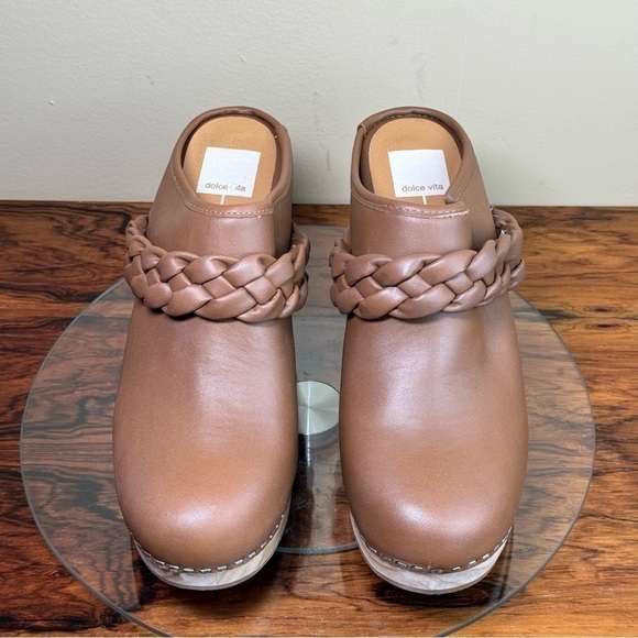Dolce Vita Hila Braided Clog - saddle leather - size 9 - Picture 5 of 16